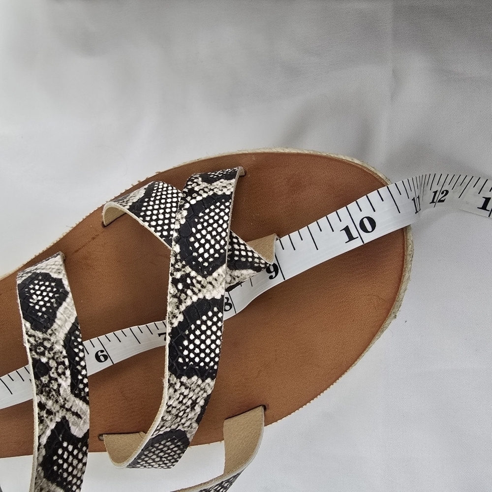 LUCKY Brand Jakina Natural Alamera Wedge Sandals Size 9.5M - Picture 14 of 15